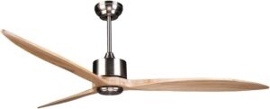 7PANDAS 65" (164CM) Timber Ceiling Fan with Remote Control