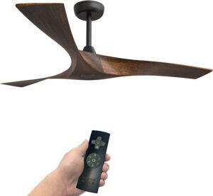 7PANDAS Morden Ceiling Fans with LED Light Kit and Remote, 