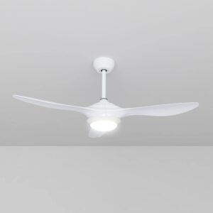 ELEGANT Ceiling Fan White with Remote Control&LED Color Change Light: