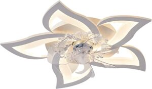 REYDELUZ LED Ceiling Fan with Light, Dimmable Ceiling Fan: