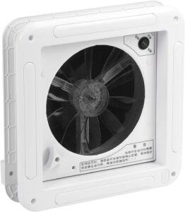 Exhaust Fan, Kitchen Bathroom Ceiling Top Mounted Windows Ventilation Fan: