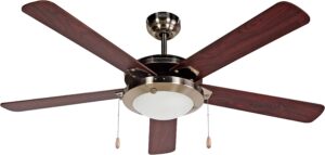BLACK+DECKER Ceiling Fan for Rooms up to 270 Sq. Ft, Brush Nickel 52
